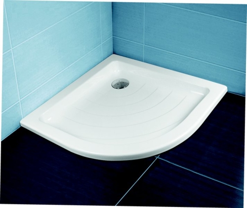Ravak Kaskada Ronda LA negyedköríves zuhanytálca (beépíthető, 80x80 cm, #A214001220)