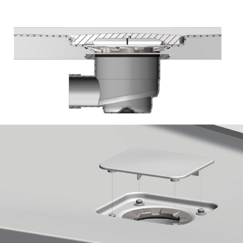 Riho Basel 420 160x90x4,5 (DC30) beépíthető zuhanytálca D005030005