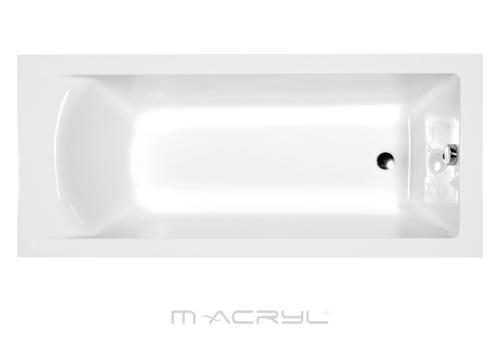 M-Acryl Fresh 180x80 egyenes kád kádlábbal (12123)