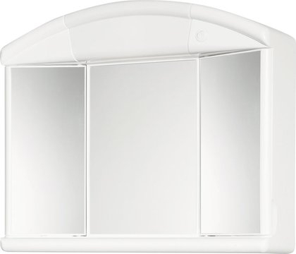 Aqualine Salva tükrös műanyag fürdőszoba szekrény, 59x50x15,5 cm, (671232)