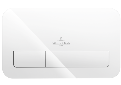 Villeroy & Boch ViConnect M200 nyomólap, fényes fehér üveg 922400RE