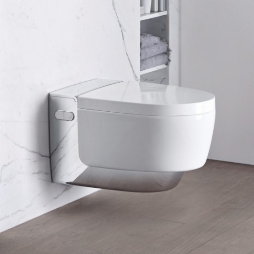 Geberit AquaClean Mera Comfort komplett higiéniai fali WC berendezés, magasfényű króm 146.213.21.1