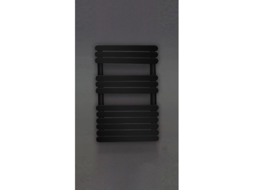 AREZZO DESIGN Flat Black 800x500mm törölközőszárítós radiátor AR-FB8050