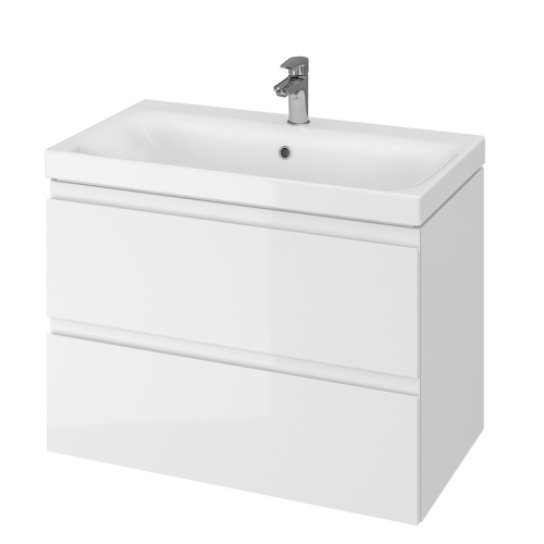 Cersanit Moduo 80-as fürdőszobaszekrény (mosdó nélkül), fehér S929-008