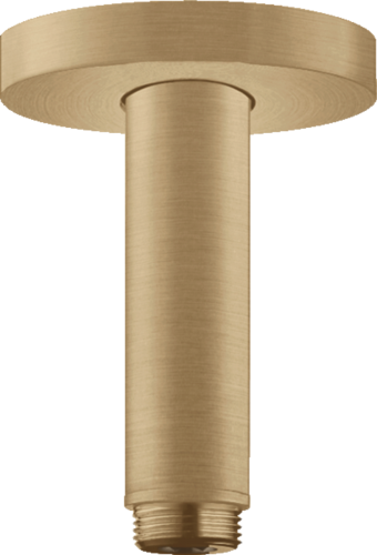 Hansgrohe mennyezeti csatlakozó S 100 mm, szálcsiszolt bronz 27393140