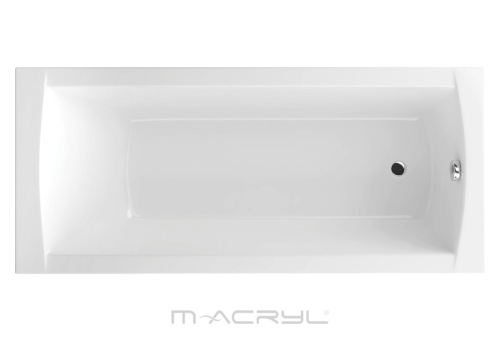 M-Acryl Viva 150x70 cm egyenes kád kádlábbal 12450