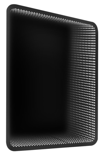 Sapho SENFINECO tükör, LED 3D effekt, 650x800mm, fekete SF115