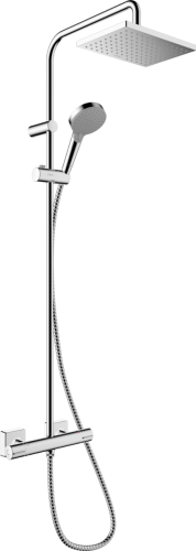 Hansgrohe Vernis Shape Showerpipe 230, 1 jet, termosztátos zuhanyrendszer 26286000