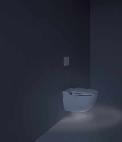 Laufen CLEANET RIVA rimless bidés wc fényes fekete H8206910200001