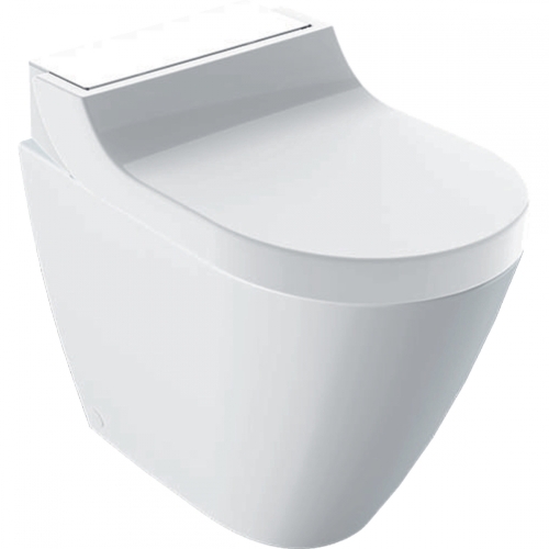 Geberit AquaClean Tuma Classic álló WC komplett higiéniai berendezés, falhoz illeszthető alpin fehér 146.320.11.1