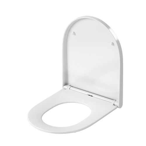 Cersanit Larga ovális perem nélküli fali wc, ülőkével S701-472