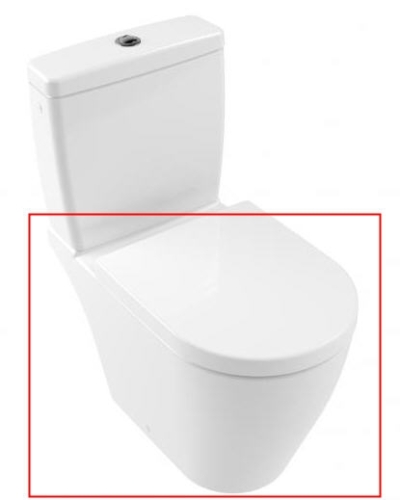 Villeroy & Boch Avento monoblokkos wc csésze Ceramic Plus felülettel 5644R0R1