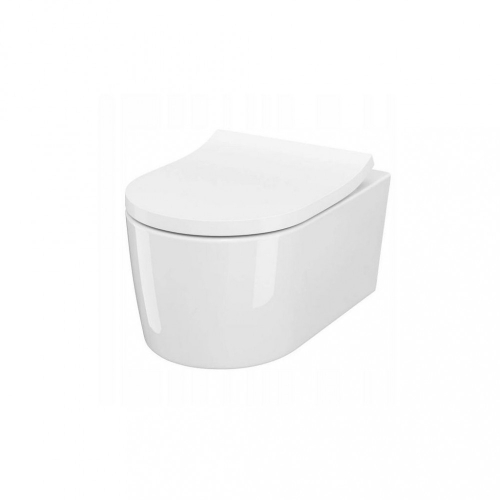 Cersanit Inverto perem nélküli fali wc, lassú záródású ülőkével S701-419