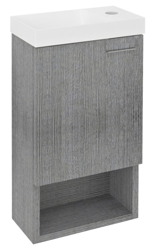 Sapho LATUS XI 30 mosdótartó szekrény, ezüst tölgy LT711-1111