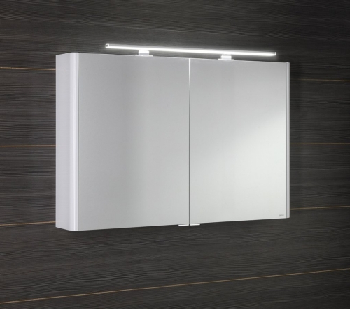 Sapho LUCIE 106x70cm tükrösszekrény LED világítással, fehér LU105-0030