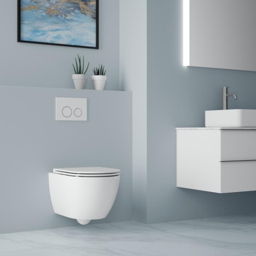 AREZZO design ARIZONA Vortex Rimless fali wc, fehér AR-701