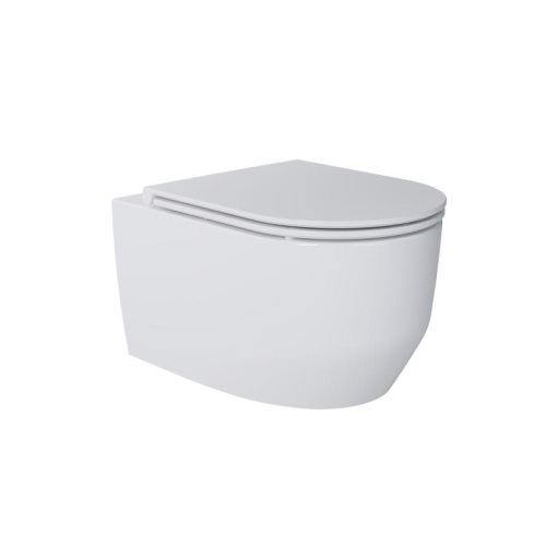 AREZZO design KANSAS Vortex Rimless fali wc, fehér AR-801