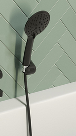Mofém Zenit Black zuhany csaptelep zuhanyszettel, fekete 84.232.28.0N