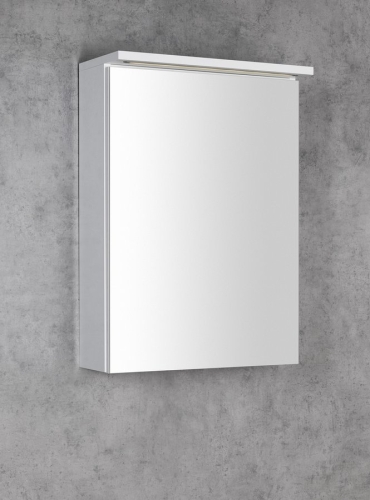 Sapho AQUALINE KAWA STRIP 50x70 cm tükrösszekrény LED világítással, fehér WGL50S