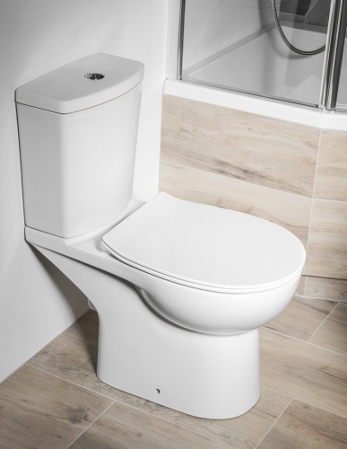 Sapho KAIRO hátsó kifolyású monoblokkos WC tartállyal és beépített bidézuhannyal, fehér PC106