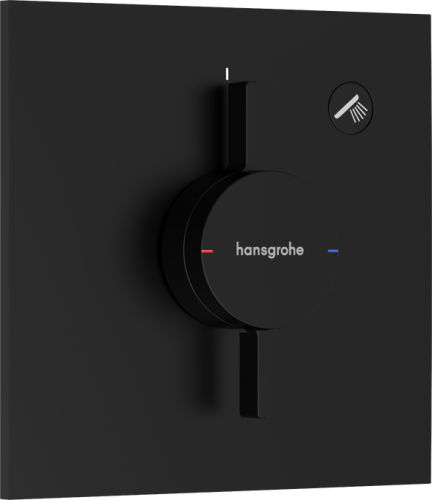 Hansgrohe DuoTurn E falsík alatti csaptelep, 1 funkciós, matt fekete 75617670