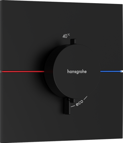 Hansgrohe ShowerSelect Comfort E Falsík alatti termosztát mennyiségszabályozóval, matt fekete 15574670