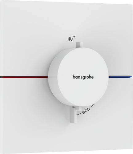 Hansgrohe ShowerSelect Comfort E Falsík alatti termosztát mennyiségszabályozóval, matt fehér 15574700