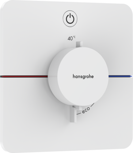 Hansgrohe ShowerSelect Comfort Q Falsík alatti termosztát, 1 funkciós, matt fehér 15581700