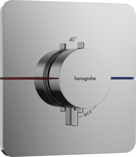 Hansgrohe ShowerSelect Comfort Q Falsík alatti termosztát mennyiségszabályozóval, króm 15588000