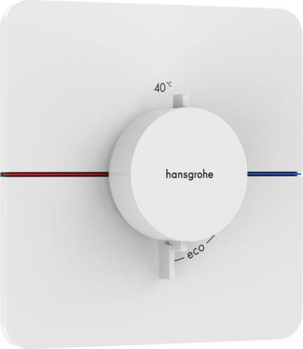Hansgrohe ShowerSelect Comfort Q Falsík alatti termosztát mennyiségszabályozóval, matt fehér 15588700