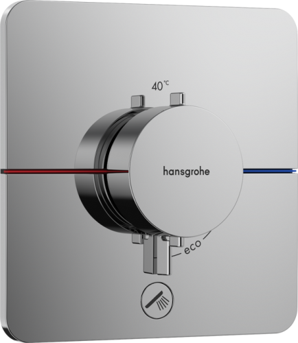 Hansgrohe ShowerSelect Comfort Q Falsík alatti termosztát mennyiségszabályozóval,, 1 funkciós, króm 15589000