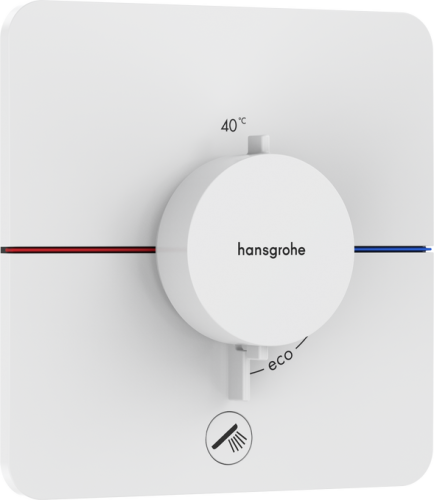 Hansgrohe ShowerSelect Comfort Q Falsík alatti termosztát mennyiségszabályozóval,, 1 funkciós, matt fehér 15589700