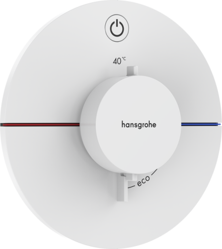 Hansgrohe ShowerSelect Comfort S Falsík alatti termosztát, 1 funkciós, matt fehér 15553700