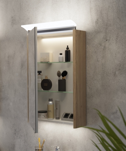 Tboss Mirror Box Cut 55 tükrös szekrény világítással