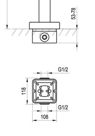 Ravak R-box falsík alatti egység RB 07A.50 X070427