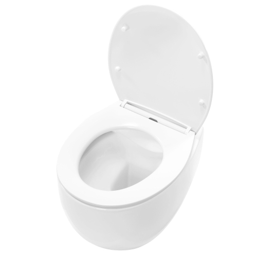 Rea Lars perem nélküli fali wc, fehér REA-C9500