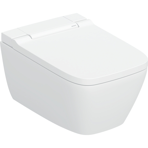 Geberit AquaClean Sela Square komplett higiéniai berendezés, fali WC, fehér betét 146.250.01.1